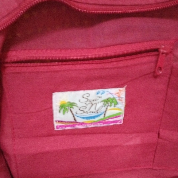 Sun N Sand Vibrant Multicolor Woven Tote Bag - Picture 2 of 8